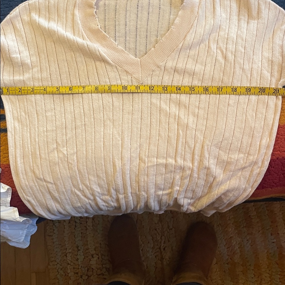27 miles V-Neck Ribbed Sweater - Picture 4 of 4